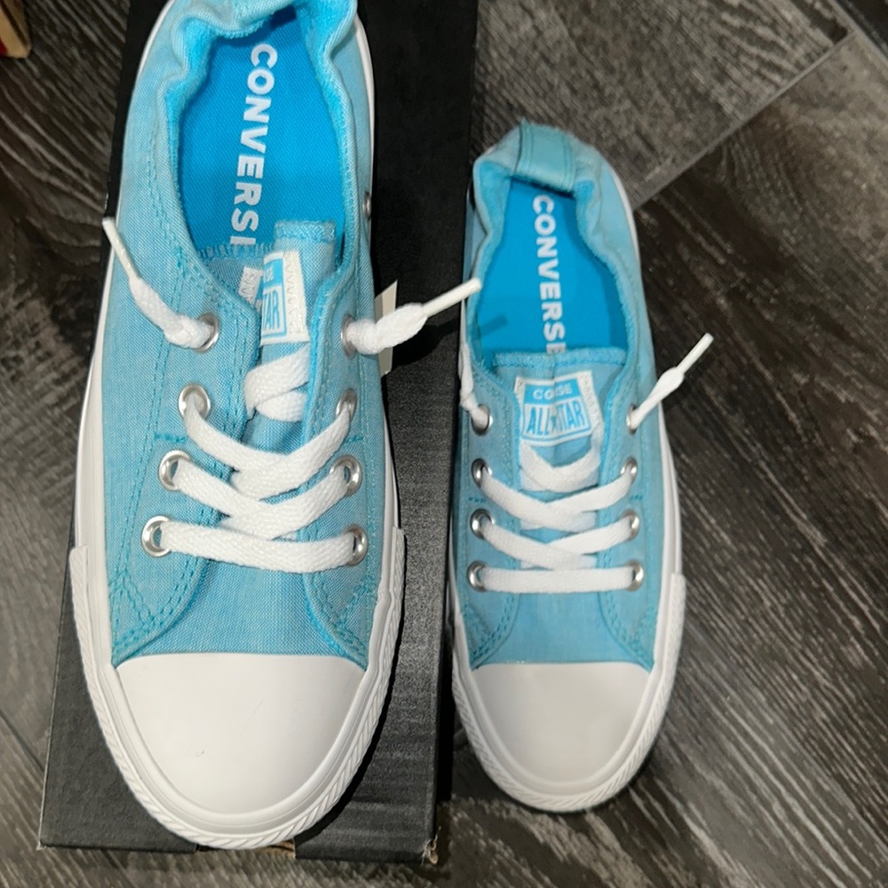 Blue converse